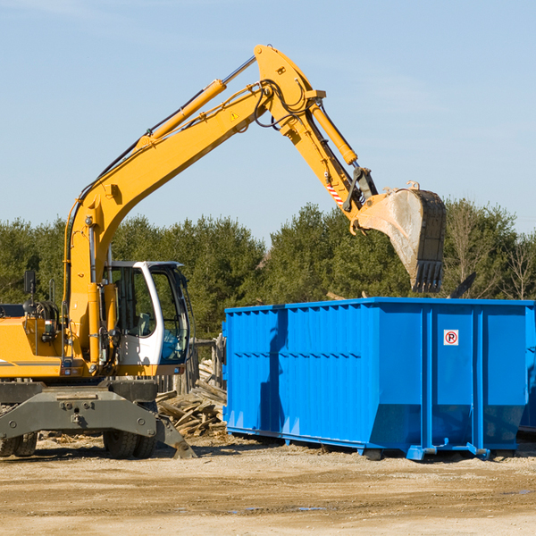 what size residential dumpster rentals are available in Richland MO